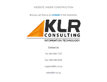 Tablet Screenshot of klr.co.za